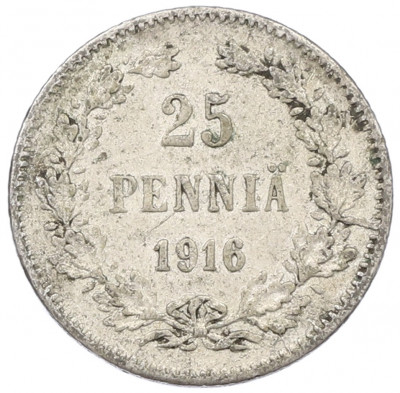 25 пенни 1916 года Русская Финляндия