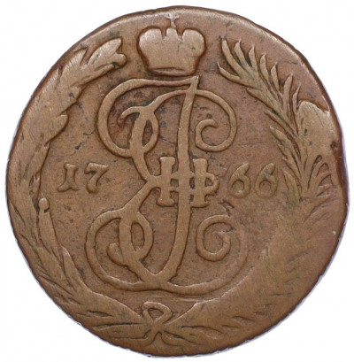 Денга 1766 года ЕМ