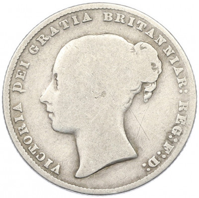 1 шиллинг 1867 года Великобритания