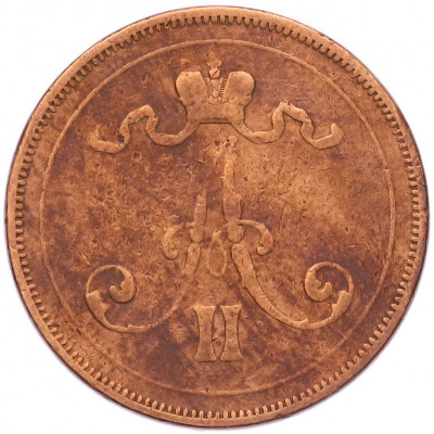 10 пенни 1876 года Русская Финляндия