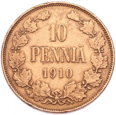 10 пенни 1910 года Русская Финляндия