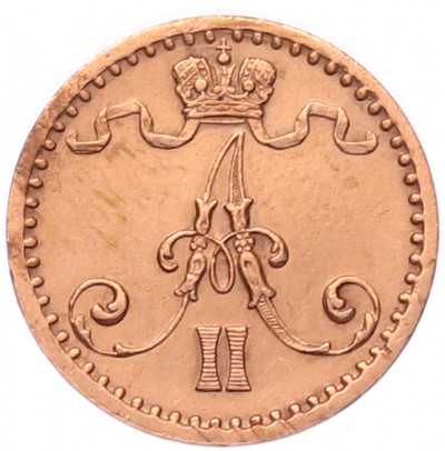 1 пенни 1871 года Русская Финляндия