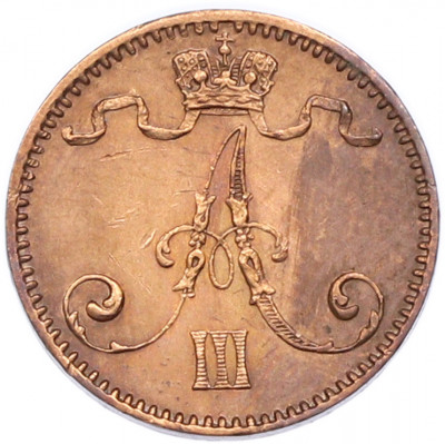 1 пенни 1893 года Русская Финляндия