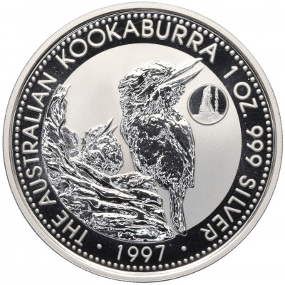 1 доллар 1997 года Австралия «Австралийская кукабара» (Portugal Privy Mark)