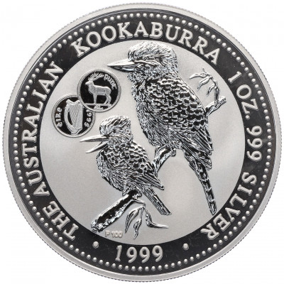 1 доллар 1999 года «Австралийская кукабара» (Ireland Pound Privy Mark)