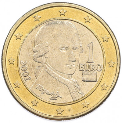 1 евро 2002 года Австрия