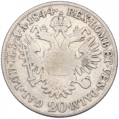 20 крейцеров 1844 года Австрия