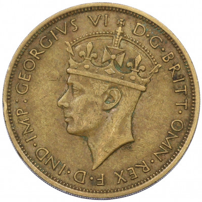 2 шиллинга 1947 года H Британская Западная Африка