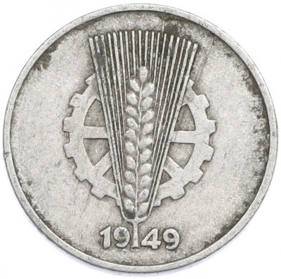 10 пфеннигов 1949 года A Восточная Германия (ГДР)