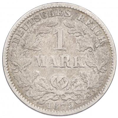 1 марка 1875 года G Германия