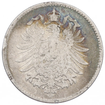 1 марка 1875 года G Германия