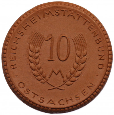 10 марок 1921 года Германия — Остзахсен (Нотгельд)