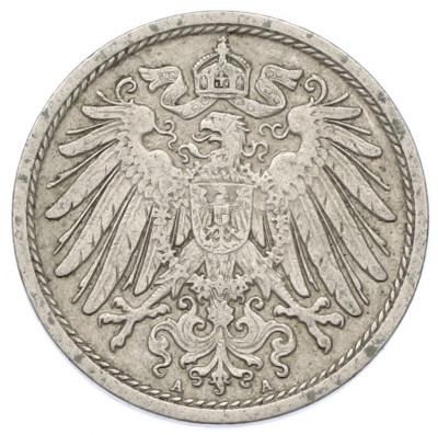 10 пфеннигов 1911 года A Германия