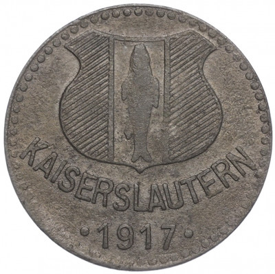10 пфеннигов 1917 года Германия — город Кайзерслаутерн (Нотгельд)