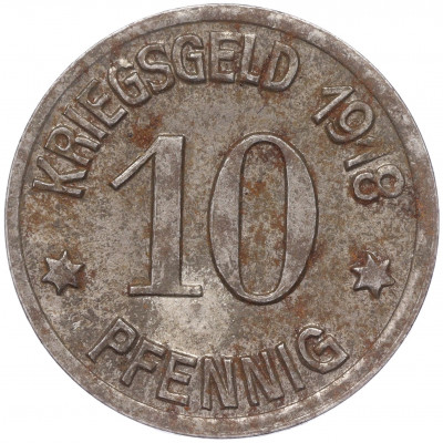 10 пфеннигов 1918 года Германия — город Кобленц (Нотгельд)