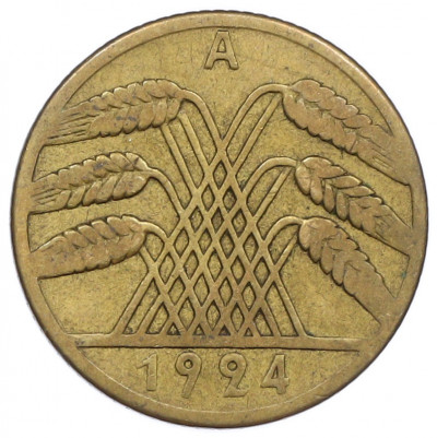 10 рентенпфеннигов 1924 года A Германия
