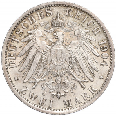 2 марки 1904 года Германия (Гессен) «400 лет со дня рождения Филиппа I Великодушного»