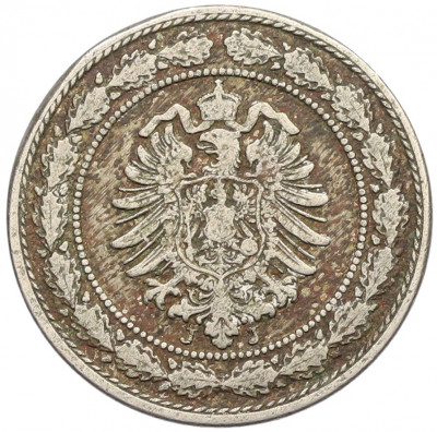 20 пфеннигов 1888 года J Германия