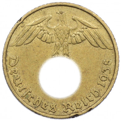 5 рейхспфеннигов 1938 года A Германия