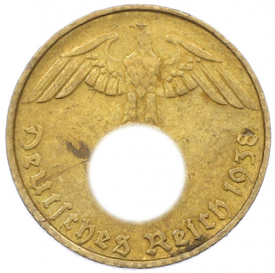 5 рейхспфеннигов 1938 года E Германия