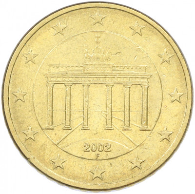 50 евроцентов 2002 года F Германия