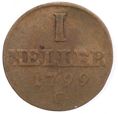 1 геллер 1799 года Саксония