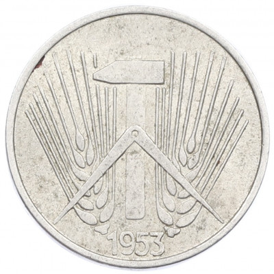1 пфенниг 1953 года A Восточная Германия (ГДР)
