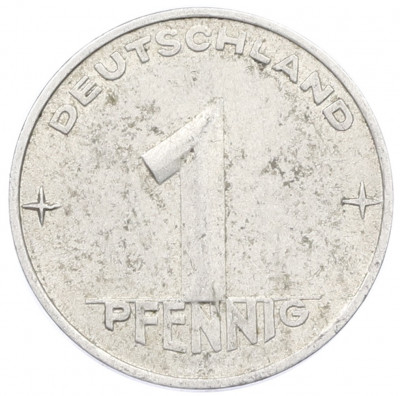 1 пфенниг 1953 года A Восточная Германия (ГДР)