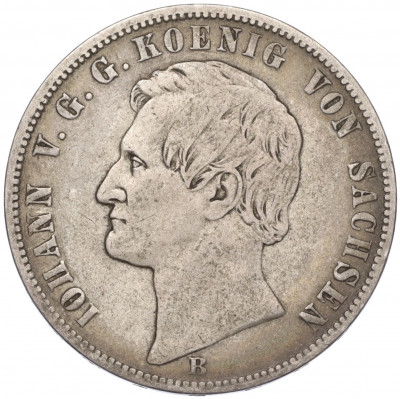 1 союзный талер 1865 года Саксония