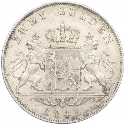 2 гульдена 1846 года Бавария