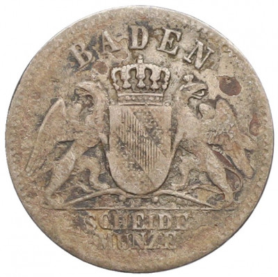 3 крейцера 1867 года Баден