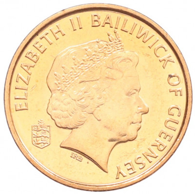 1 пенни 1998 года Гернси