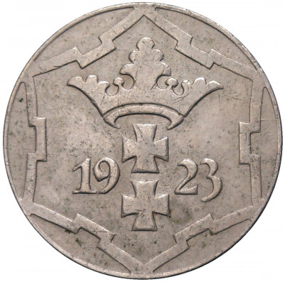 10 пфеннигов 1923 года Данциг