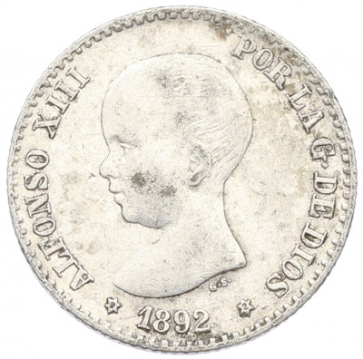 50 сентимо 1892 года Испания