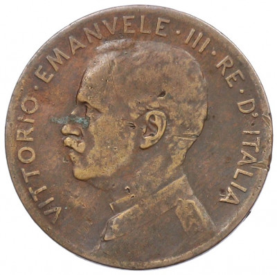 2 чентезимо 1909 года Италия