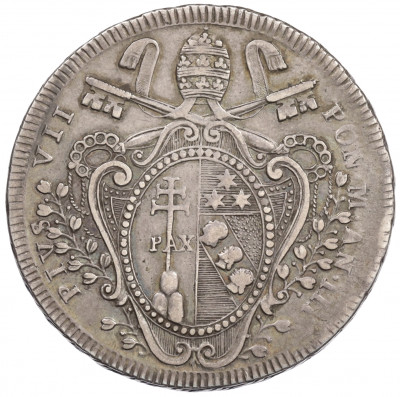 1 скудо 1802 года Папская область