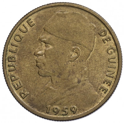 10 франков 1959 года Гвинея