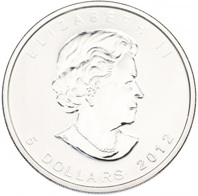 5 долларов 2012 года Канада «Кленовый лист»