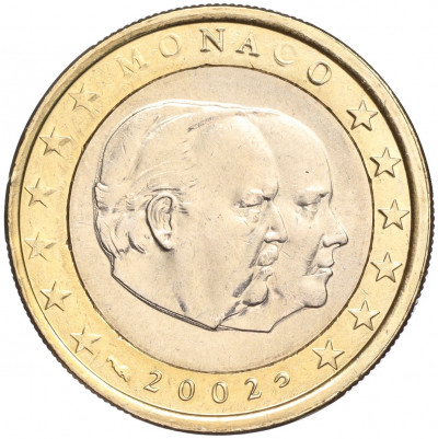 1 евро 2002 года Монако