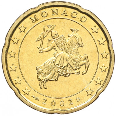 20 евроцентов 2002 года Монако