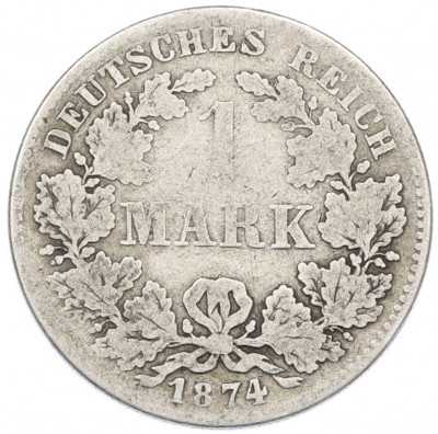 1 марка 1874 года E Германия