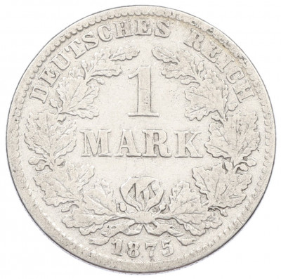 1 марка 1875 года E Германия