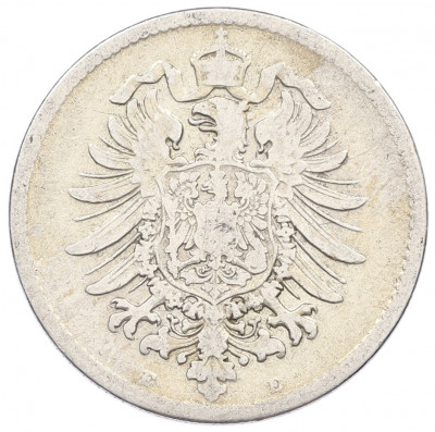 1 марка 1875 года E Германия
