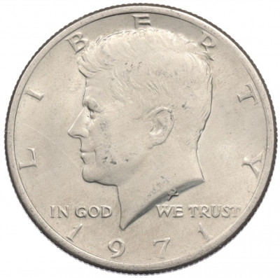 1/2 доллара (50 центов) 1971 года США