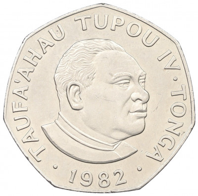 1 паанга 1982 года Тонга «Рождество»