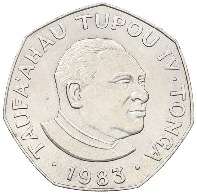 1 паанга 1983 года Тонга «Рождество»