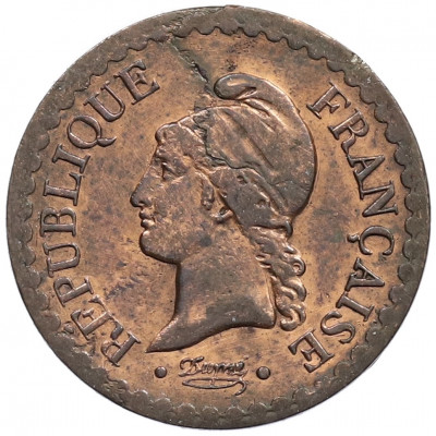 1 сантим 1851 года A Франция