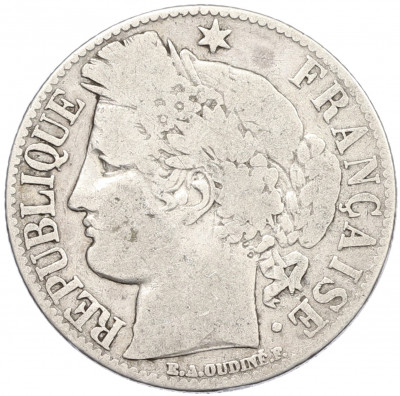 1 франк 1881 года Франция