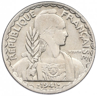 20 сантимов 1941 года Французский Индокитай