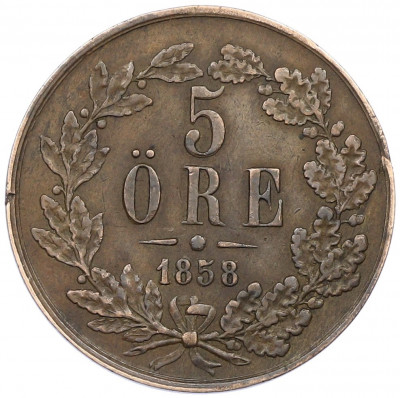 5 эре 1858 года Швеция